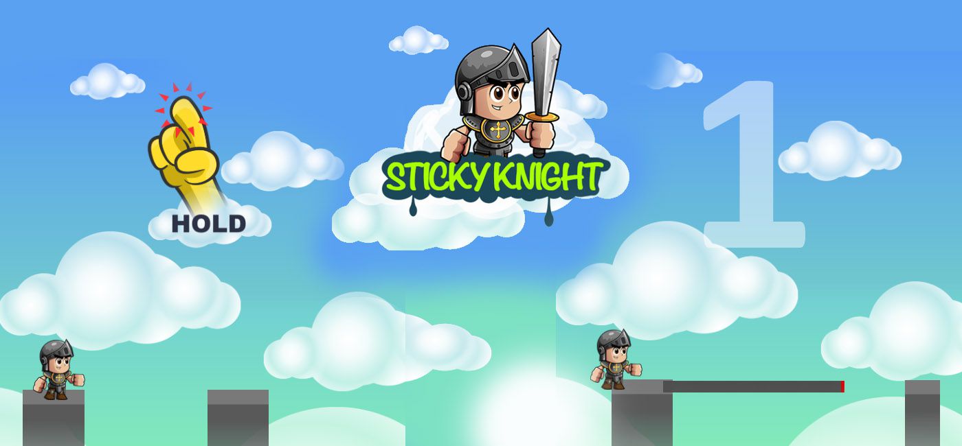 sticky knight - free HTML5 Game by TKoenigs design agency